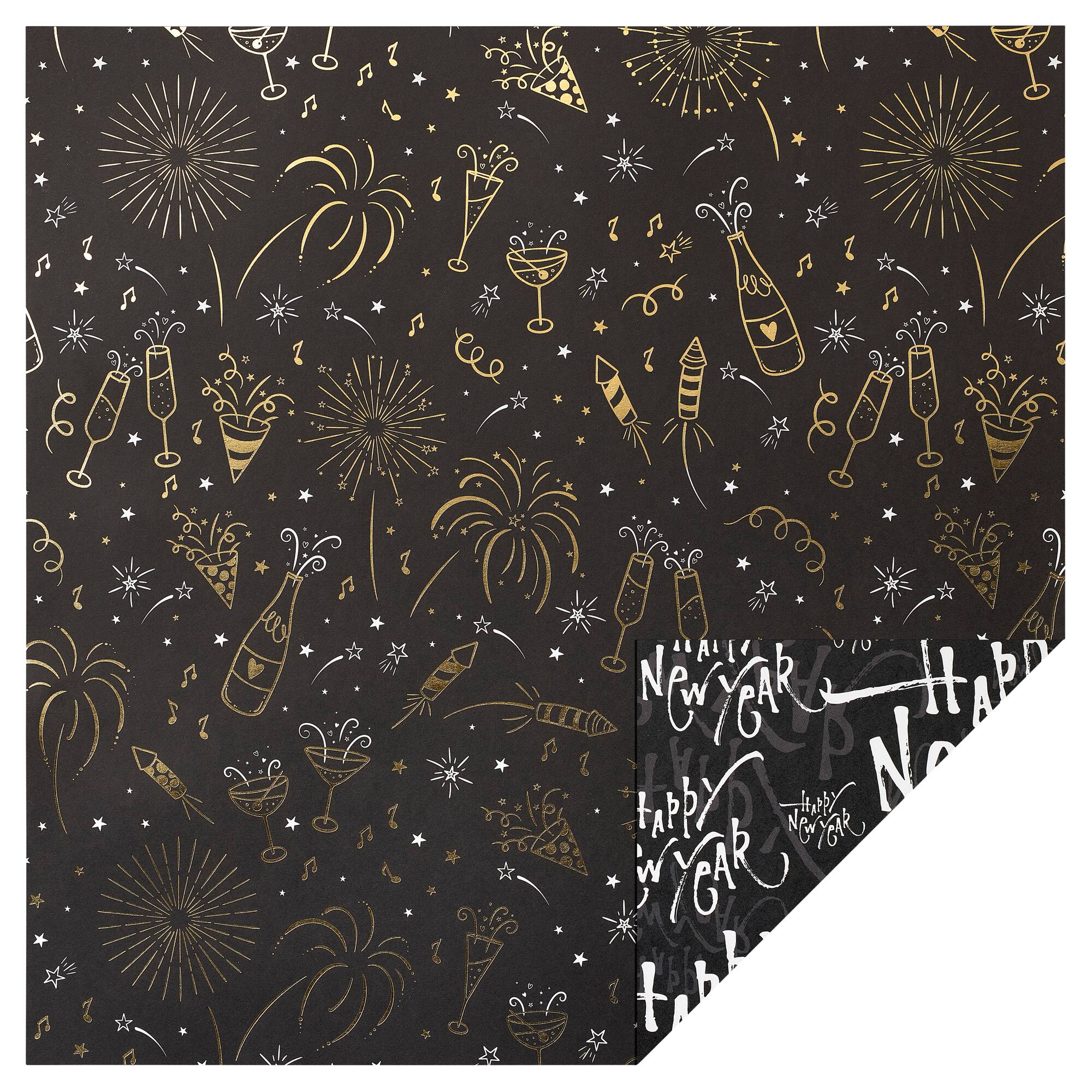 24 Pack: New Year's Eve Double-Sided Cardstock Paper by Recollections™, 12" x 12"
